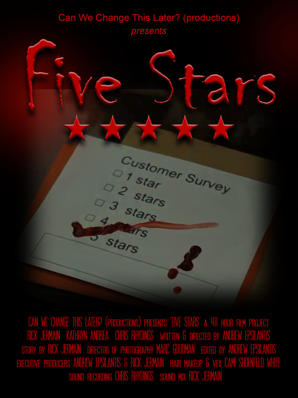 Filmposter for Five Stars